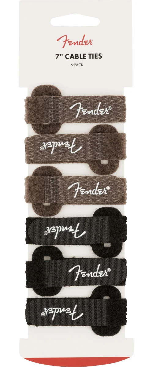 18cm Fender Cable Ties Black And Brown