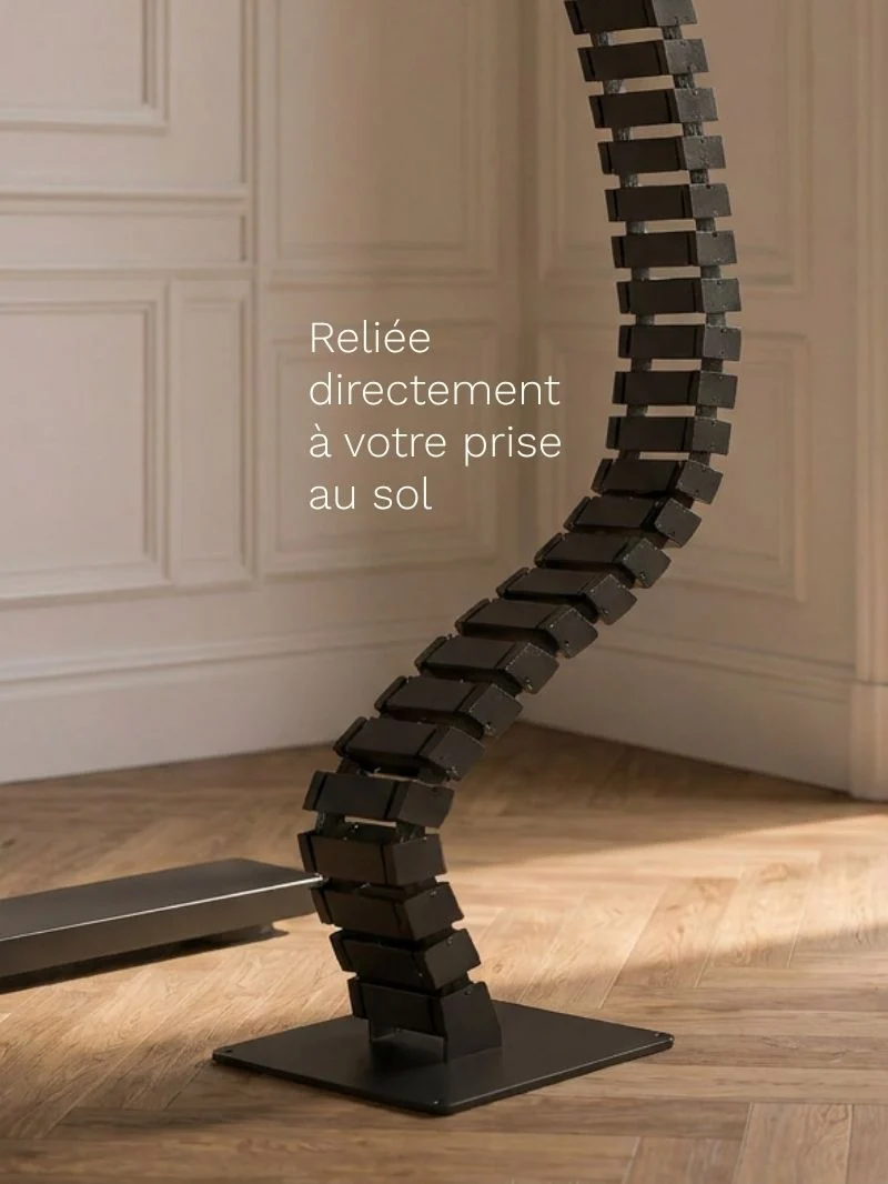 Goulotte Passe-Câbles Verticale | 130 cm