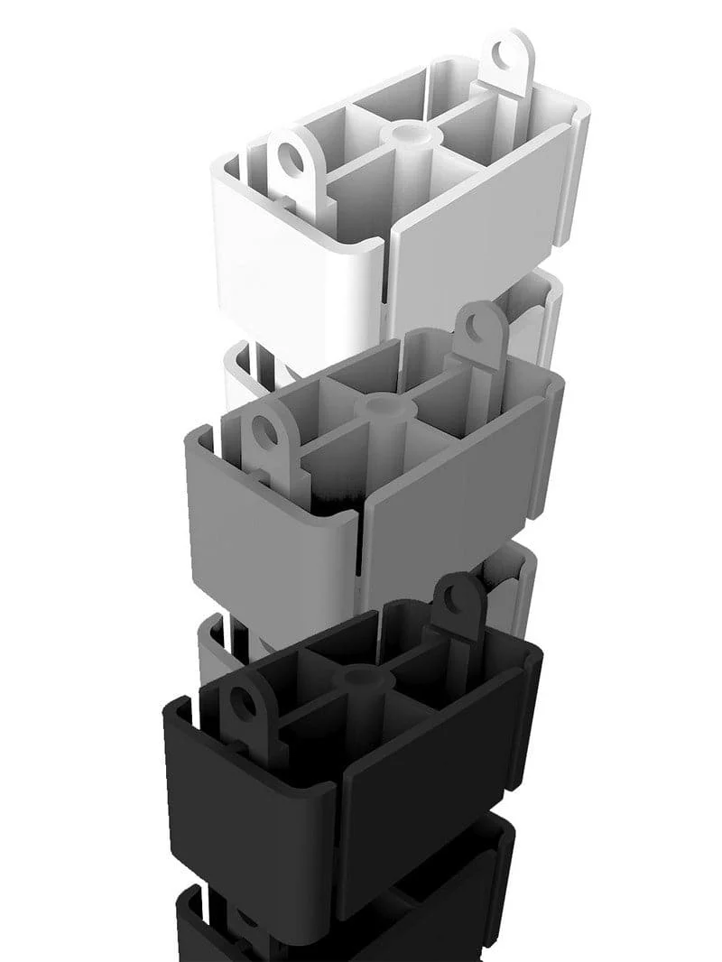Goulotte Passe-Câbles Verticale | 130 cm