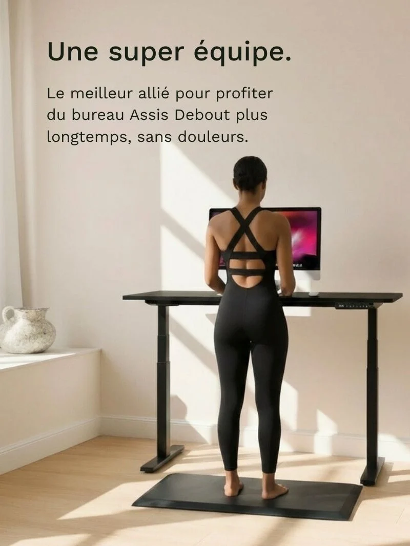 Tapis de Bureau Ergonomique Anti-Fatigue