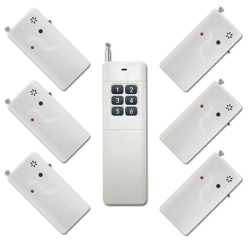 Une 6 Boutons Télécommande Sans Fil Contrôler 6 Alarmes Rappel (Modèle: 0020172)
