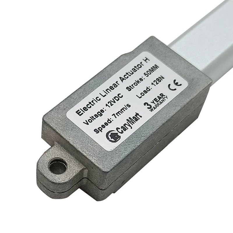 6V 12V 24V Micro Vérin Électrique 188N Actionneur Linéaire Course 50 mm (Modèle: 0041645)