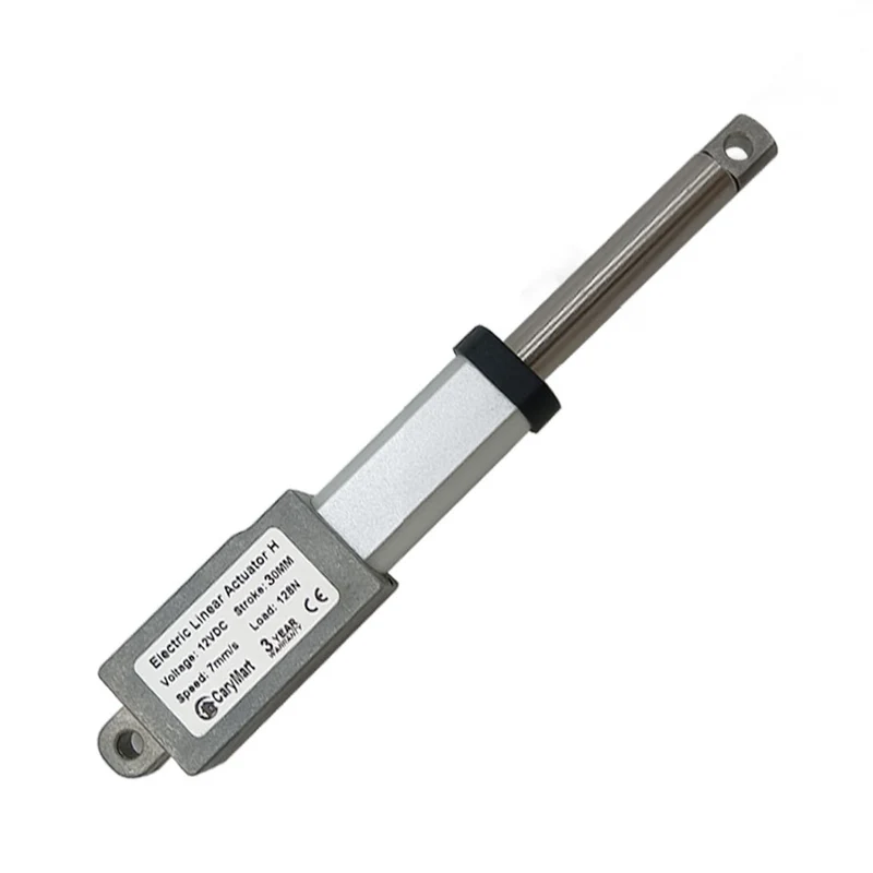6V 12V 24V Micro Vérin Électrique 188N Actionneur Linéaire Course 30 mm (Modèle: 0041644)
