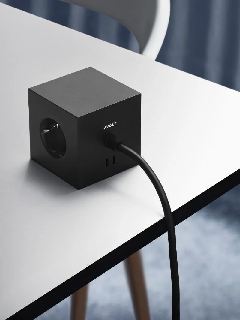 Multiprise Cube, Aimantée, 2 Ports USB C | Avolt