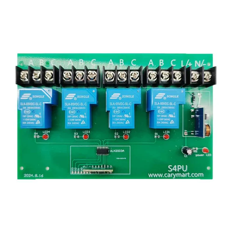 2 Km Kit Interrupteur Télécommande Sans Fil 4 Voies CC 10~80V 30A (Modèle: 0020446)