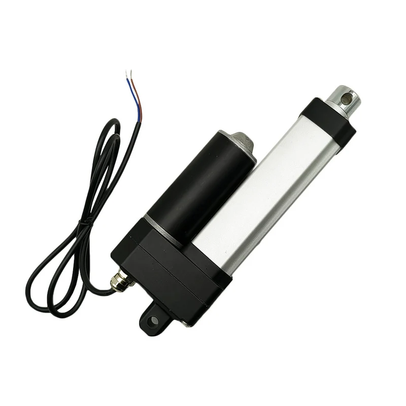 Vérin électrique étanche IP67 12V 24V 350kg course 100 mm (Modèle: 0041934)