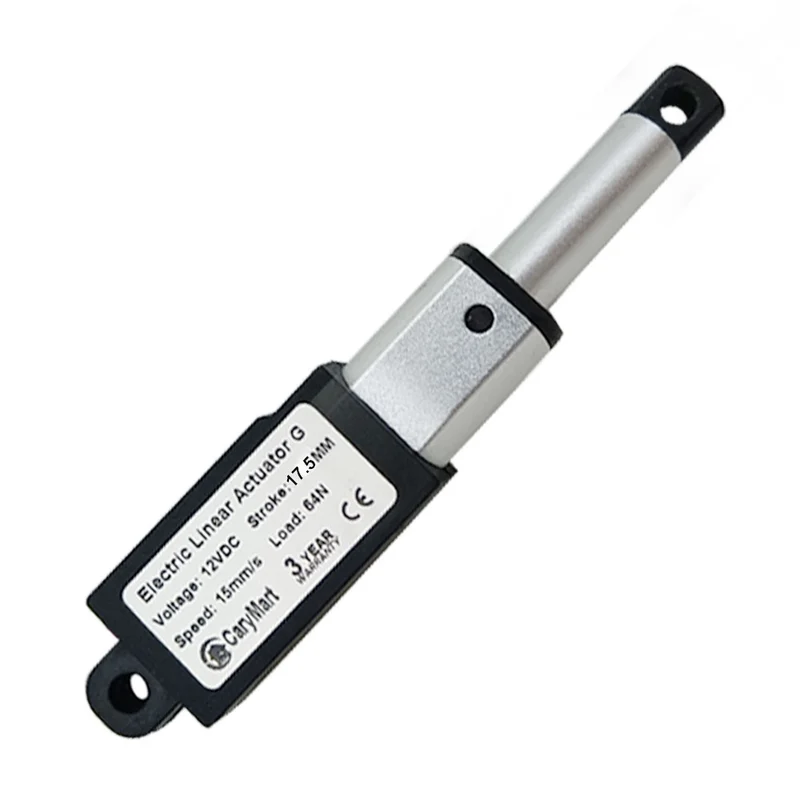 Micro Vérin Électrique 6V 12V 24V Actionneur Linéaire G Course 17.5mm (Modèle: 0041622)