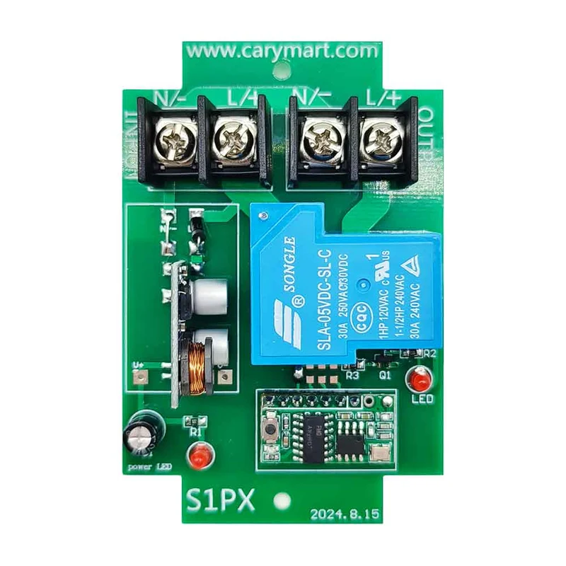 2km 1 Canal 30A CC Sortie Kit Interrupteur Sans Fil Avec Télécommande (Modèle: 0020058)
