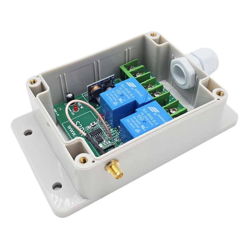 10V~80V Kit Interrupteur Télécommande Sans Fil 2 Canaux 30A CC Sortie (Modèle: 0020530)