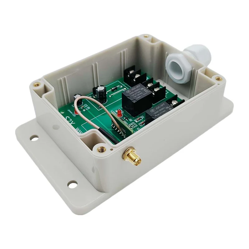2 Km Kit Interrupteur Télécommande Sans Fil 10A 2 Voies CC Sortie (Modèle: 0020347)