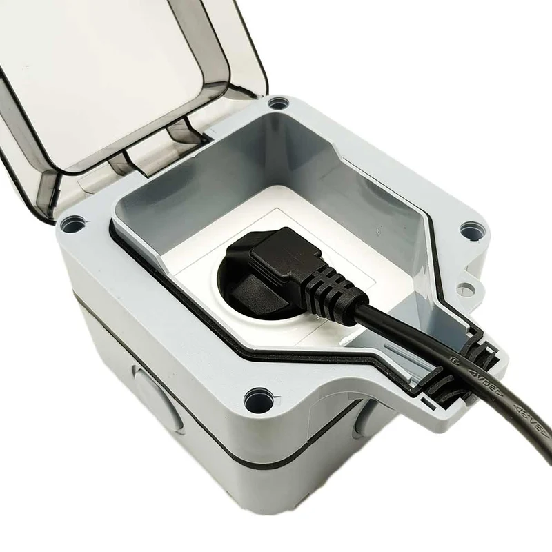 Norme EU Prise Étanche Extérieure IP66 avec Interrupteur Télécommande (Modèle: 0020774)