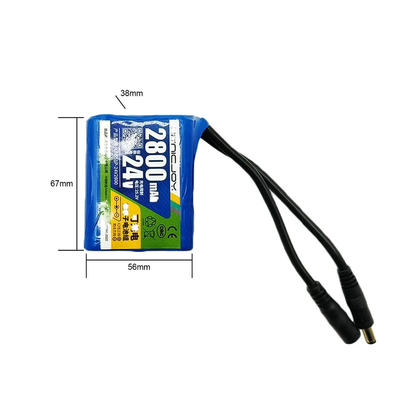 24V Paquet de Batterie au Lithium Rechargeable 2800mAh