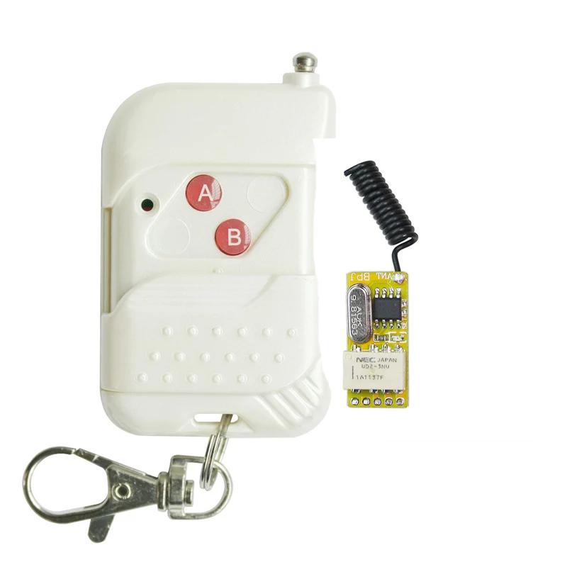 1 Canal CC 4~12V Mini Module Relais Kit Interrupteur Télécommande Sans Fil (Modèle: 0020643)