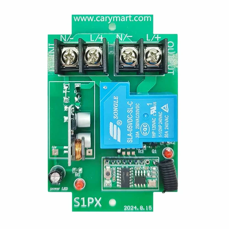 Six CC 30A Étanche Interrupteur Sans Fil avec Un 6 Bouton Télécommande (Modèle: 0020734)