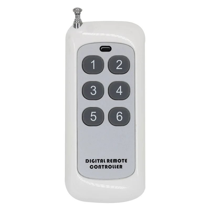 Six CC 30A Étanche Interrupteur Sans Fil avec Un 6 Bouton Télécommande (Modèle: 0020734)