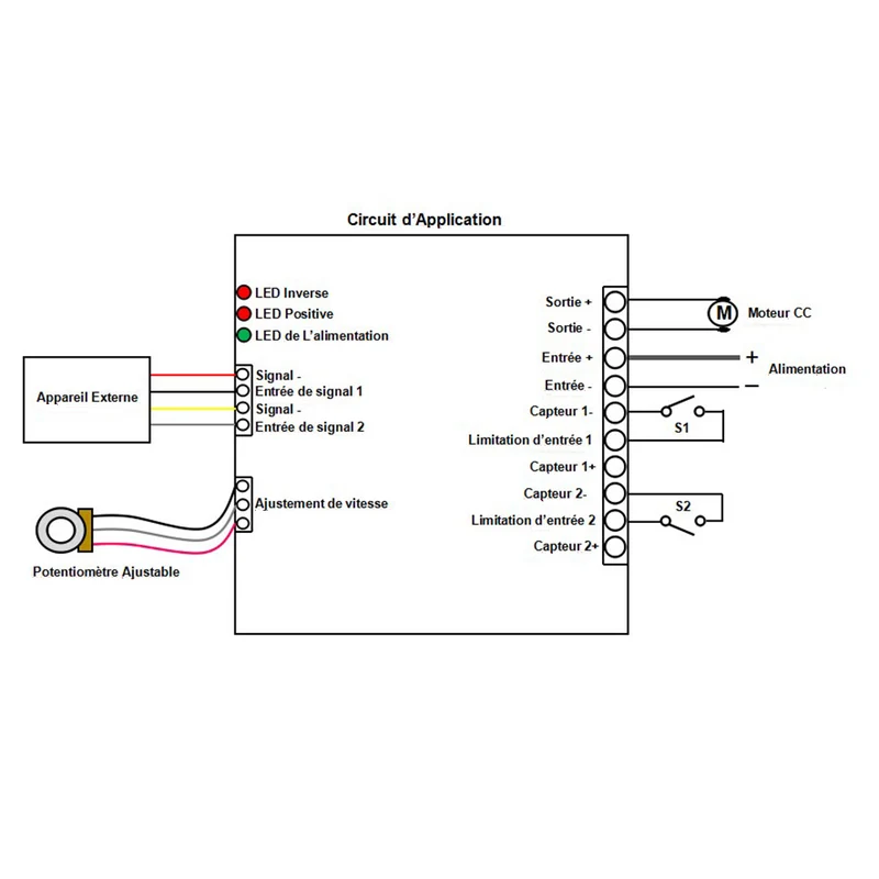 Régulateur Vitesse du Actionneur Linéaire Télécommandé Sans Fil Avec Interrupteur 12V 24V (Modèle: 0020151)