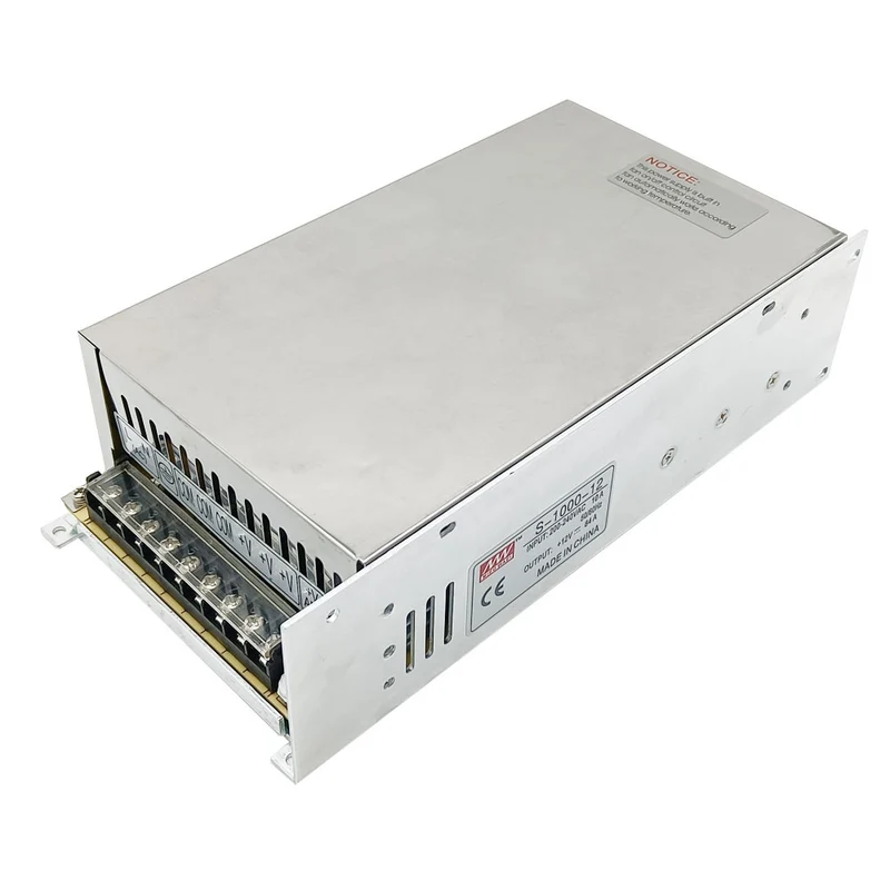CC 12V 84A 1000 Watt Alimentation à Découpage Régulée Avec Entrée 220V CA (Modèle: 0010133)