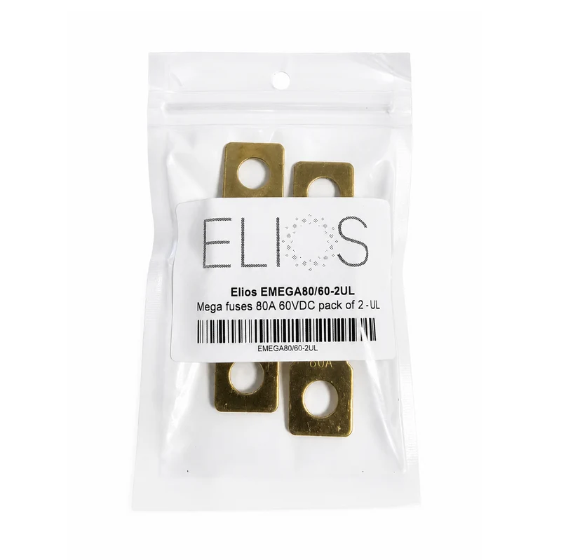 Elios FUSUS-80M 80A 60V DC MEGA Fuse | Pack of 2