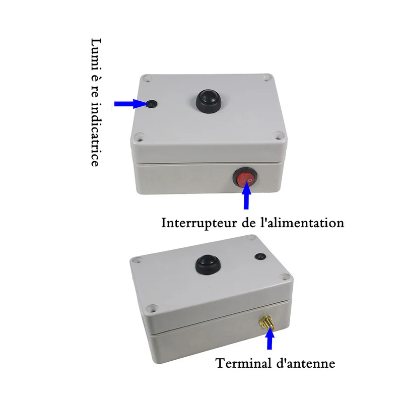 1000 Mètres Bouton Unique Étanche Télécommande Sans Fil Universelle Émetteur Radio (Modèle: 0021067)