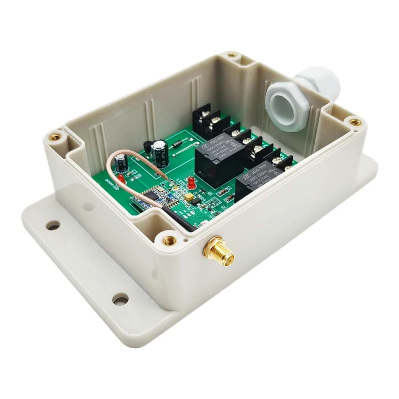 CC kit interrupteur télécommande sans fil, 2 voies 10A relais 5km (Modèle: 0020687)