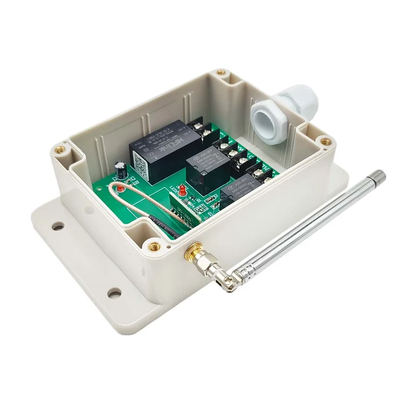 230V kit interrupteur télécommande sans fil sortie contact sec 2 voies 10A (Modèle: 0020333)