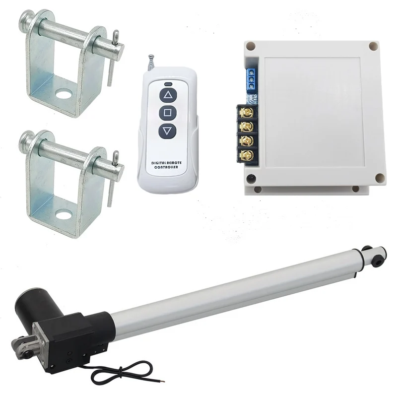 12V 24V vérin électrique 600kg course 500 mm avec télécommande (Modèle: 0020585)