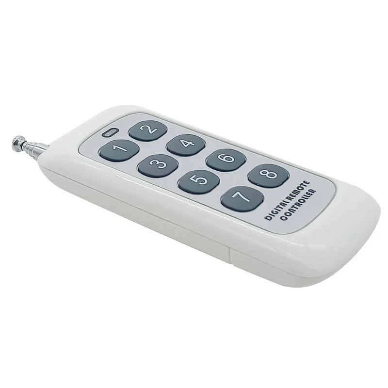 500 Mètres 8 Boutons Télécommande Sans Fil Émetteur RF (Modèle: 0021014)