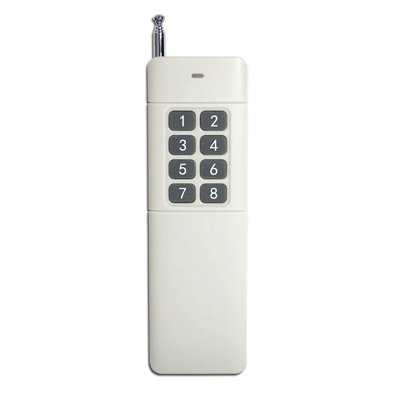 Huit CC 30A Étanche Interrupteur Sans Fil avec 8 Bouton Télécommande