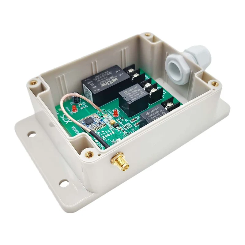 5 km Interrupteur Sans Fil 2 Voies Sortie CA 230V 10A Récepteur (Modèle: 0020148)