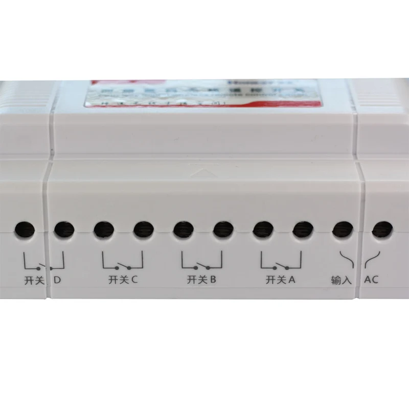4 Canaux 10A Récepteur Sans Fil 75~400V CA Interrupteur Radio (Modèle: 0020700)