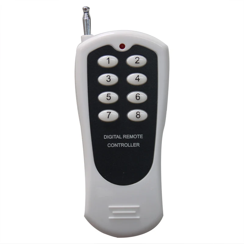 8 Boutons Télécommande Universelle Sans Fil 500 Mètres 1500ft Émetteur Radio (Modèle: 0021020)