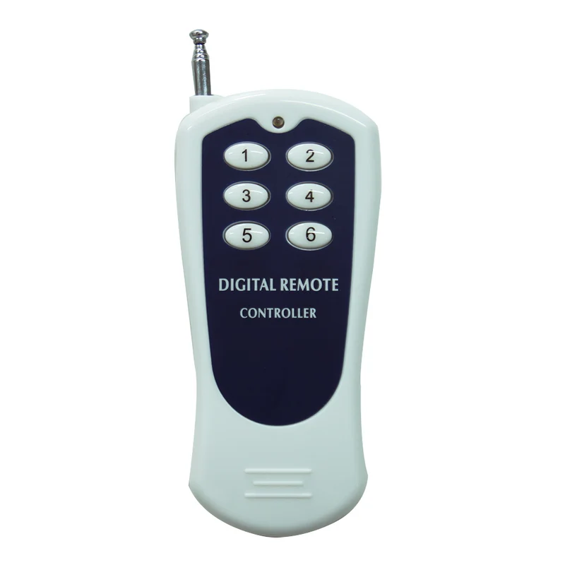 6 Boutons Télécommande Universelle Sans Fil 500 Mètres Émetteur Radio (Modèle: 0021019)