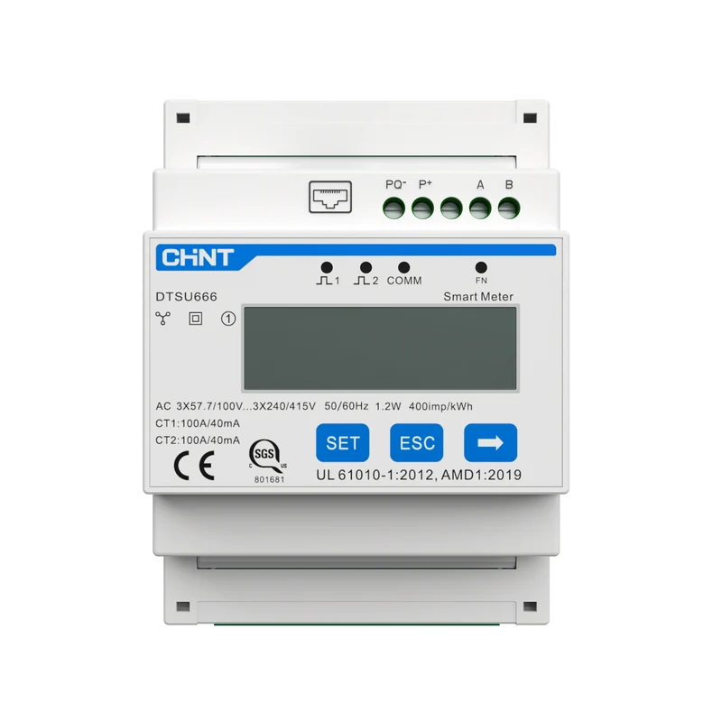 HYXI CHINT DTSU666 100A Smart Meter (2CT)