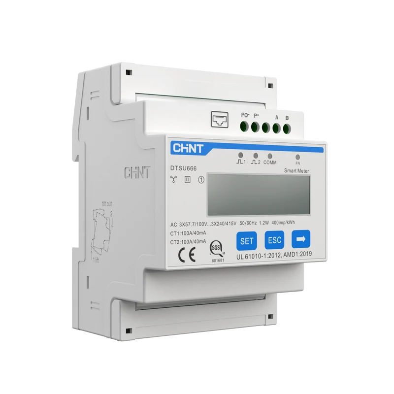 HYXI CHINT DTSU666 100A Smart Meter (2CT)