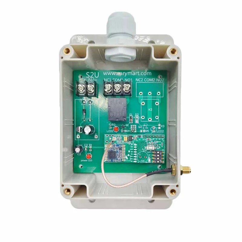 CC interrupteur sans fil sortie contact sec 1 voie 10A 5 km (Modèle: 0020684)