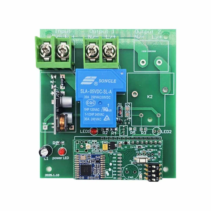 10~80V 30A interrupteur sans fil 1 voie CC sortie récepteur 5 km (Modèle: 0020112)