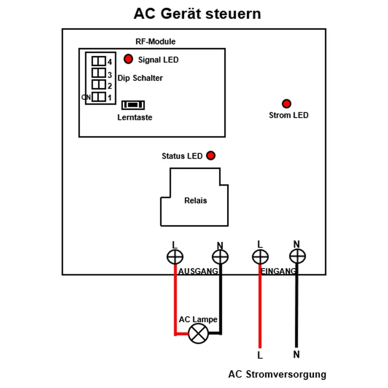 10~80V 30A Kit Interrupteur Télécommande Sans Fil Sortie CC 1 Voie (Modèle: 0020114)
