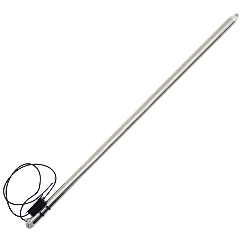12V 24V 80kg vérin électrique inox actionneur linéaire série L course 500mm (Modèle: 0041971)
