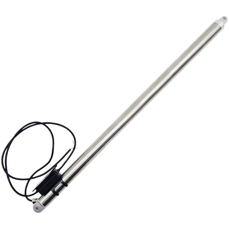 12V 24V 80kg vérin électrique inox actionneur linéaire série L course 300mm (Modèle: 0041967)