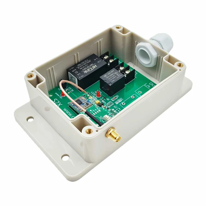 5Km 10A Kit Interrupteur Télécommande Sans Fil 1 Voie Sortie 230V (Modèle: 0020146)