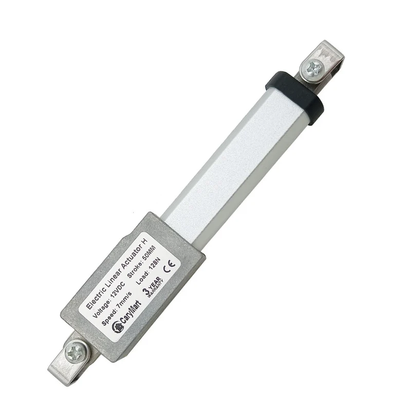 6V 12V 24V Micro Vérin Électrique 188N Actionneur Linéaire Course 25 mm (Modèle: 0041647)