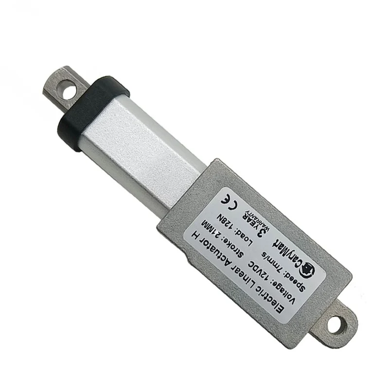 6V 12V 24V Micro Vérin Électrique 188N Actionneur Linéaire Course 25 mm (Modèle: 0041647)