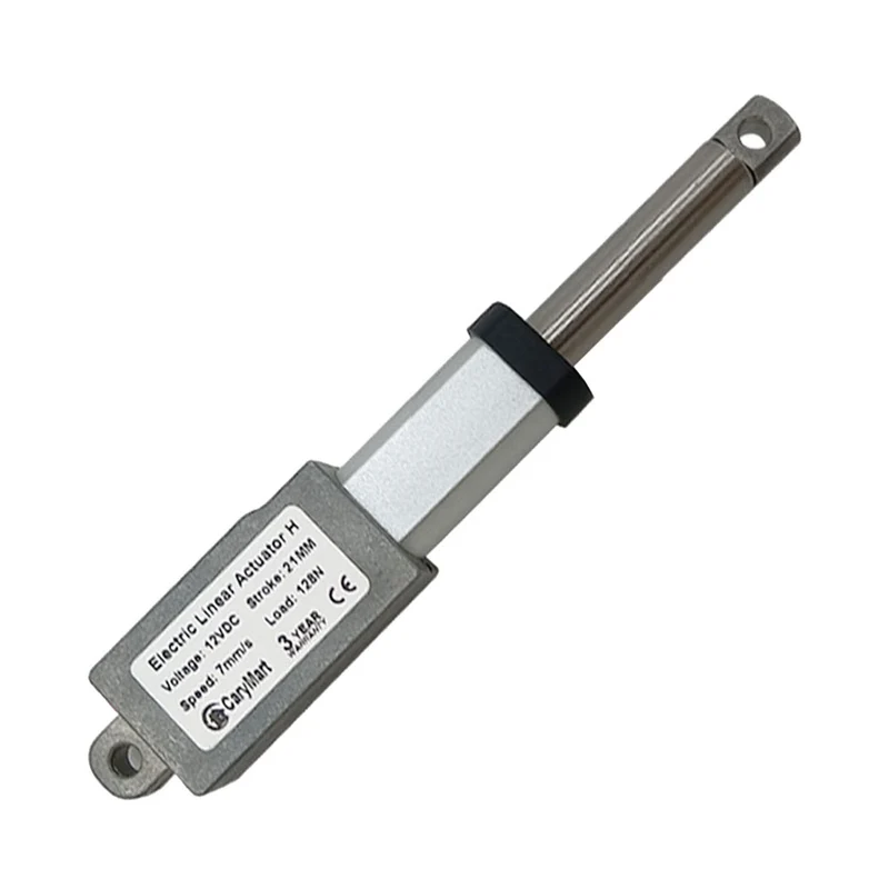 6V 12V 24V Micro Vérin Électrique 188N Actionneur Linéaire Course 25 mm (Modèle: 0041647)