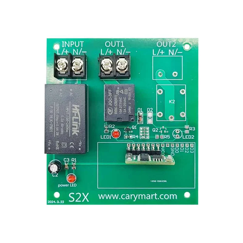1 Voie Étanche Interrupteur Sans Fil 230V 2300 Watt Récepteur Radio (Modèle: 0020393)