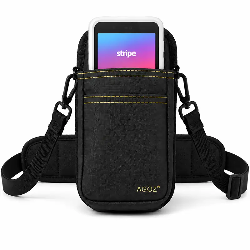 Étui à porter en travers du corps pour lecteurs Stripe Reader S700 et S710 | Agoz