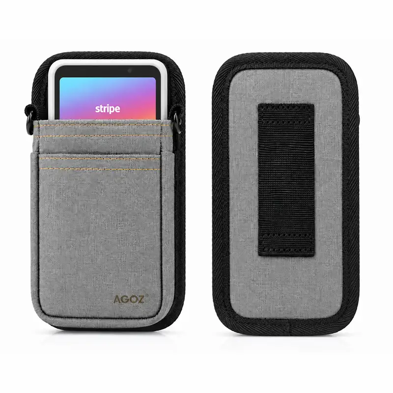 Étui à porter en travers du corps pour lecteurs Stripe Reader S700 et S710 | Agoz