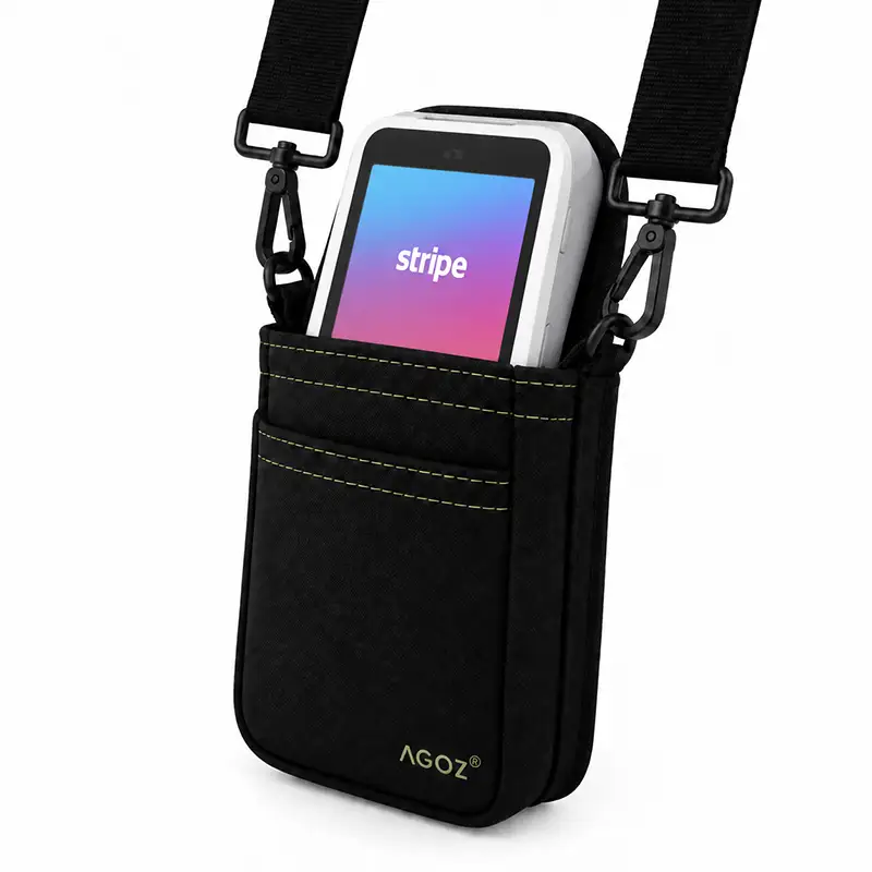 Étui à porter en travers du corps pour lecteurs Stripe Reader S700 et S710 | Agoz