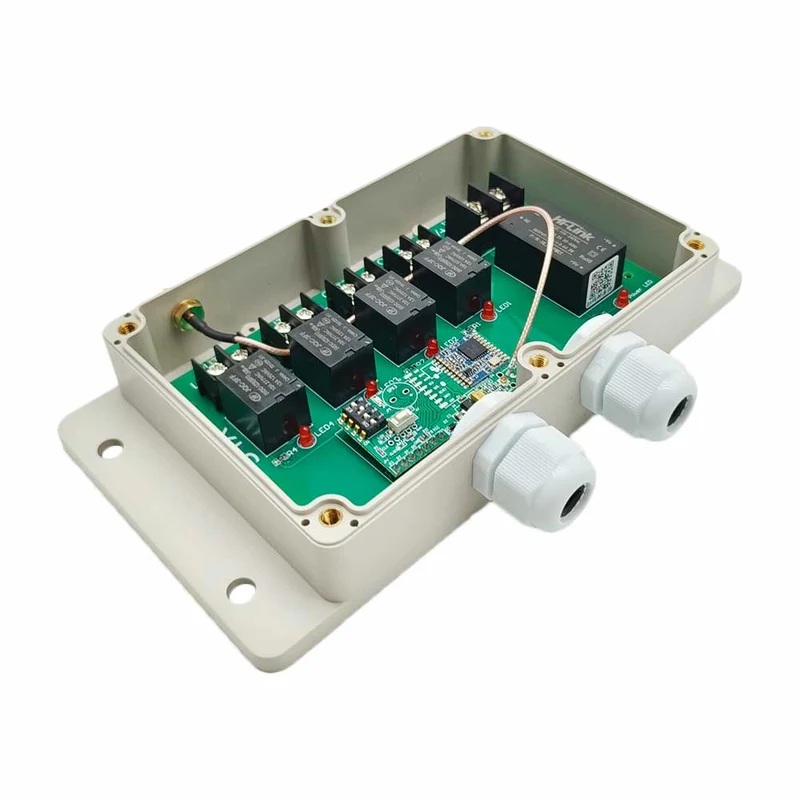 5 km 230V 10A Interrupteur Sans Fil Récepteur Sortie CA 4 Canaux (Modèle: 0020225)