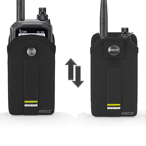 Étui robuste pour radio Icom avec fermeture à pression