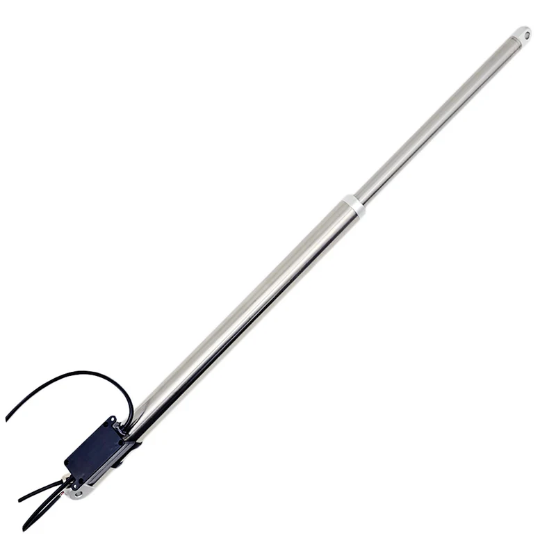 12V 24V 80kg vérin électrique inox actionneur linéaire série L course 200mm (Modèle: 0041965)